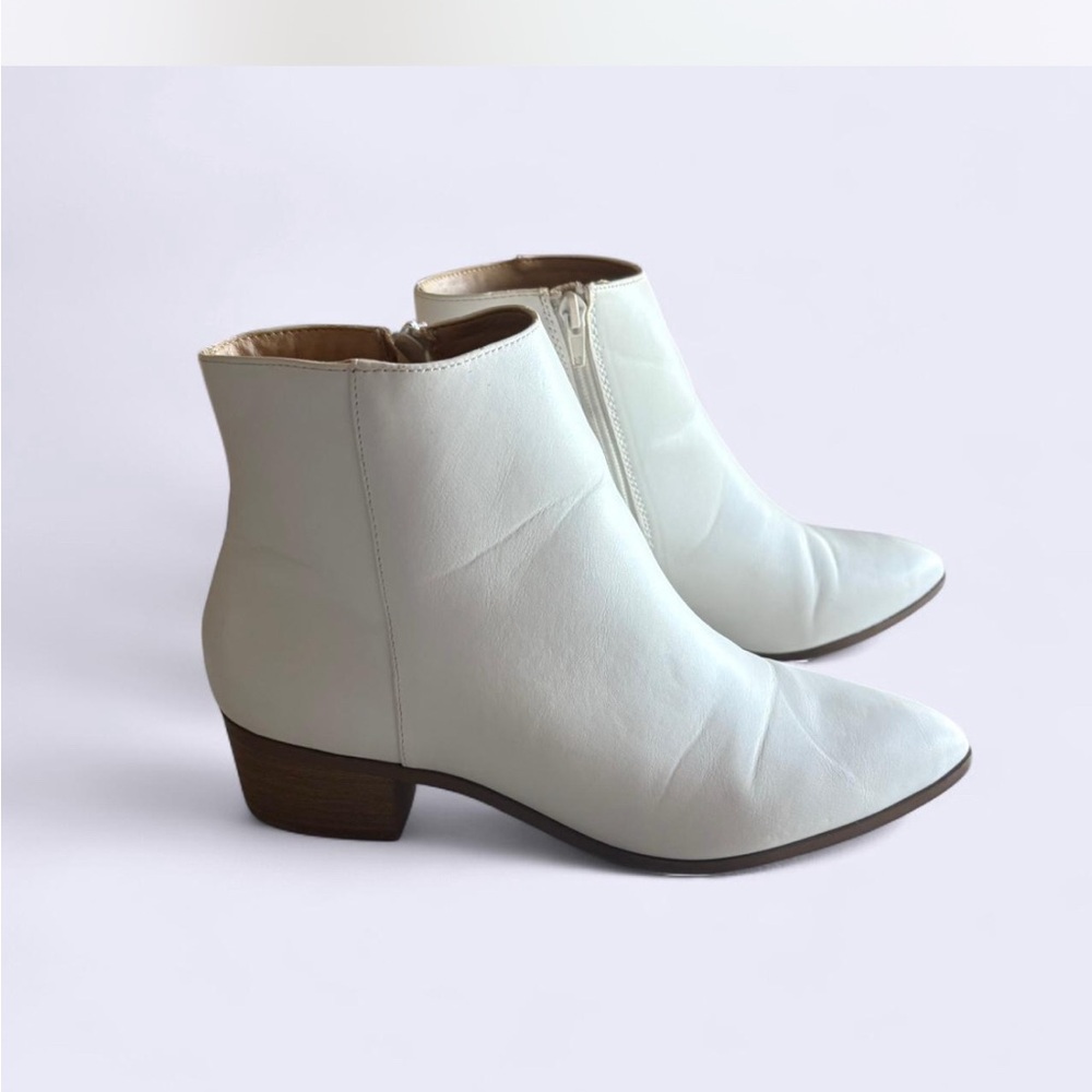 White Ankle Boots